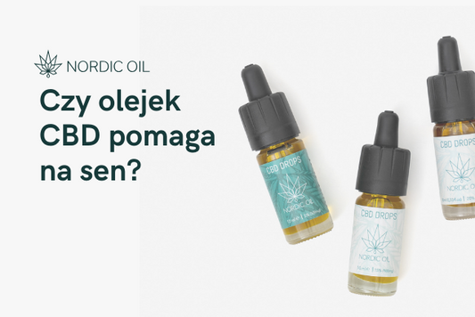 Czy olejek CBD pomaga na sen?
