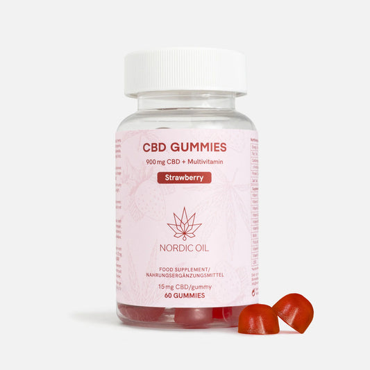 Żelki CBD (900mg) Truskawka