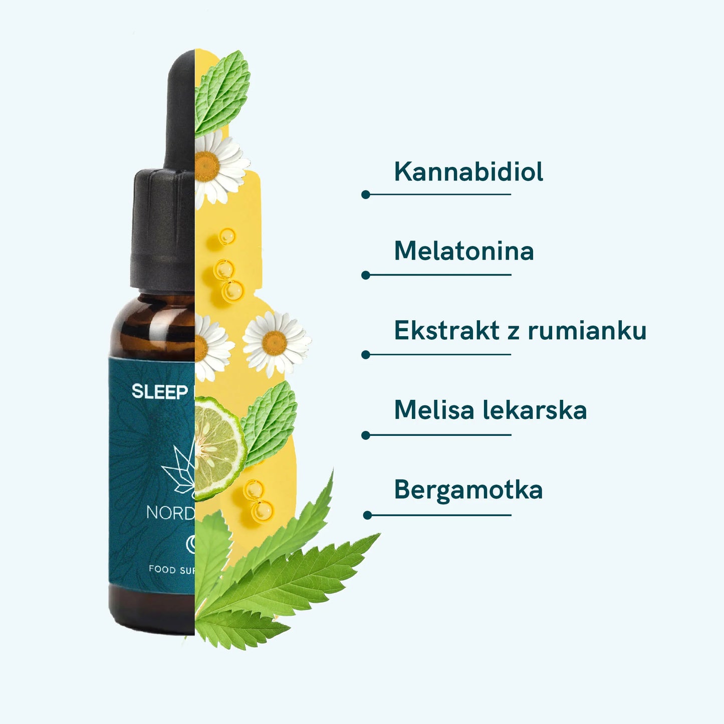 3FOR2: Krople nasenne: CBD i melatonina