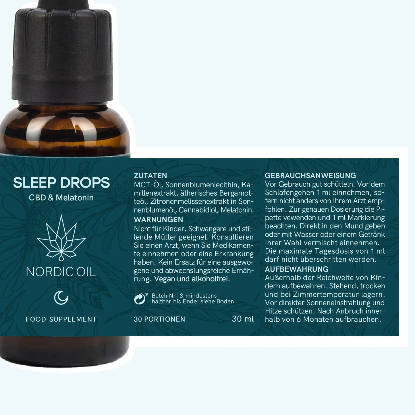3FOR2: Krople nasenne: CBD i melatonina