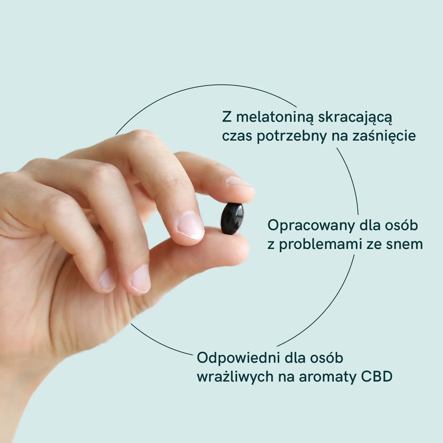 3FOR2: Kapsułki CBD z melatoniną