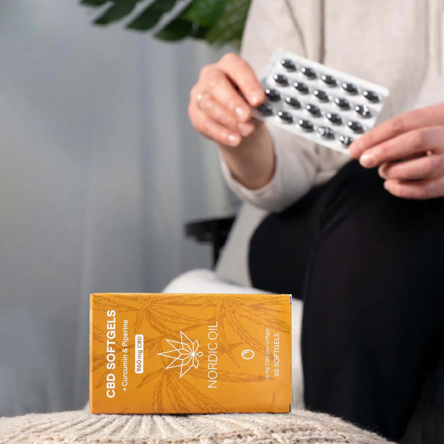 3FOR2: Kapsułki CBD (960mg) z kurkumą