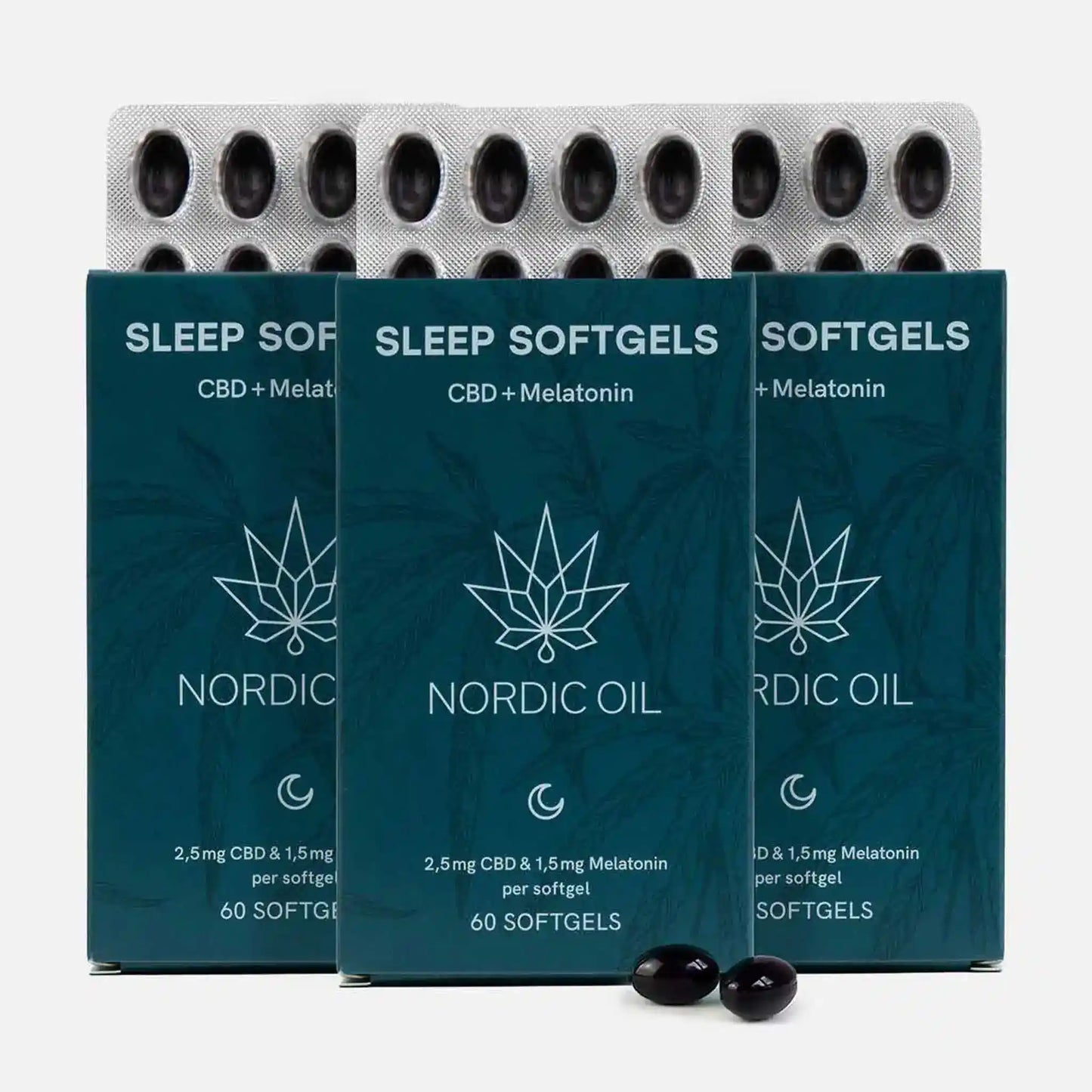 3FOR2: Kapsułki CBD z melatoniną
