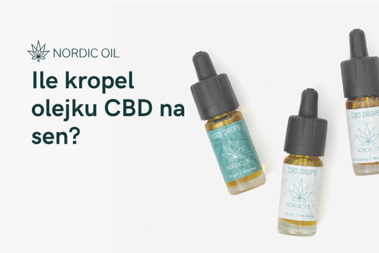 Ile kropel olejku CBD na sen?