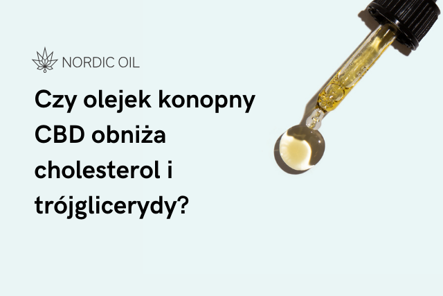 Czy olejek konopny CBD obniża cholesterol i trójglicerydy?