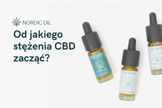 Od jakiego stężenia CBD zacząć?