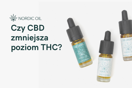 Czy CBD zmniejsza poziom THC?
