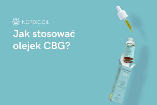 Jak stosować olejek CBG?