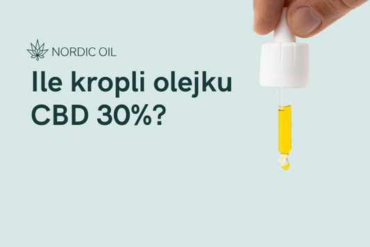 Ile kropli olejku CBD 30%?