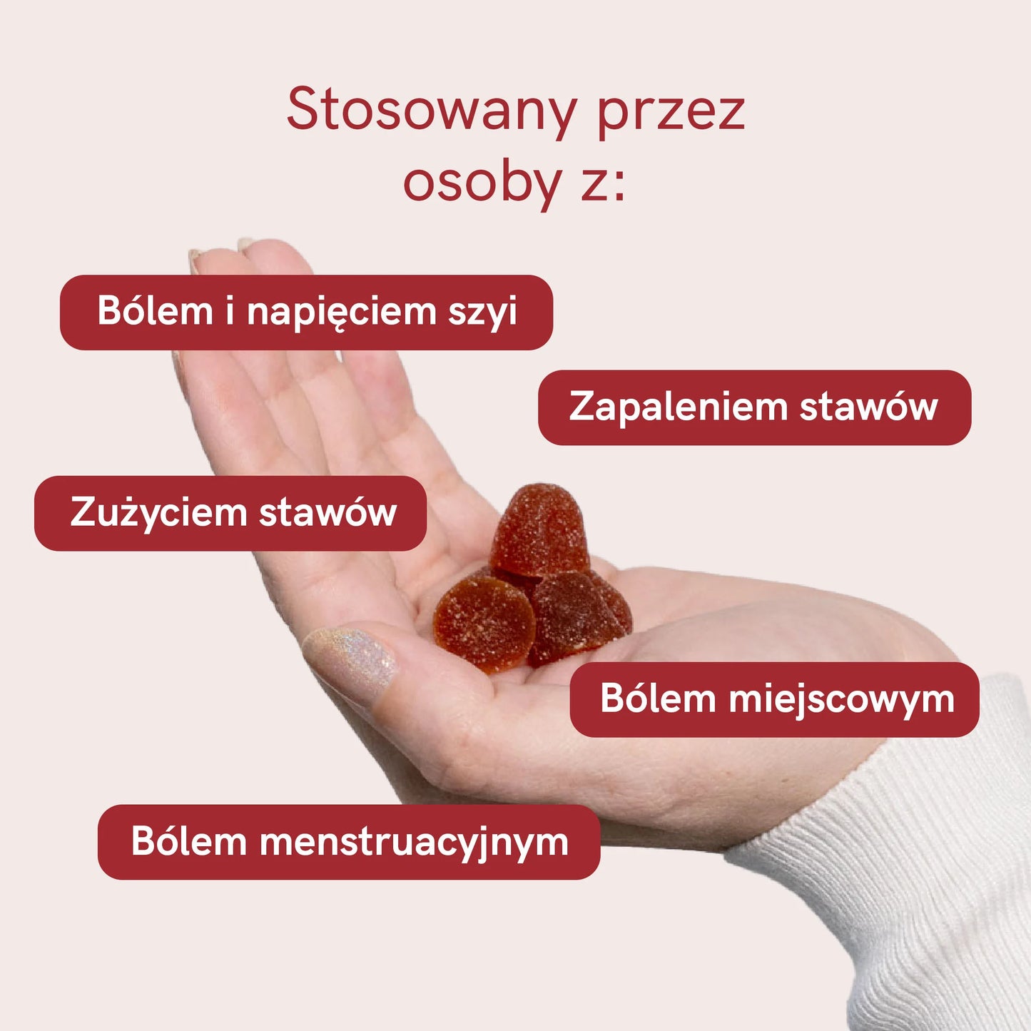Żelki CBD (900mg) Truskawka