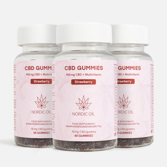3FOR2: Żelki CBD (900mg) Truskawka