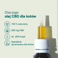 Olej CBD dla kota -  smak ryb (2,5%)