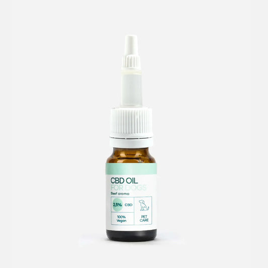 Olej CBD dla psa - wołowina (2,5%)
