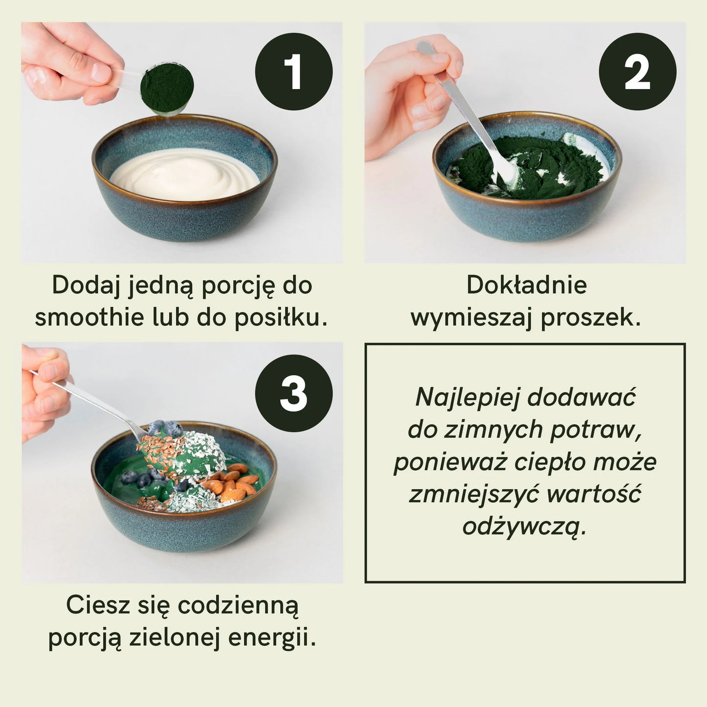 Proszek Spirulina Chlorella